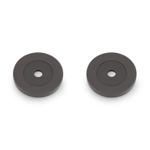 Bagplade til Pull Bars i Dark Bronze (Matcher Spitfire Hammered Pull Bar)