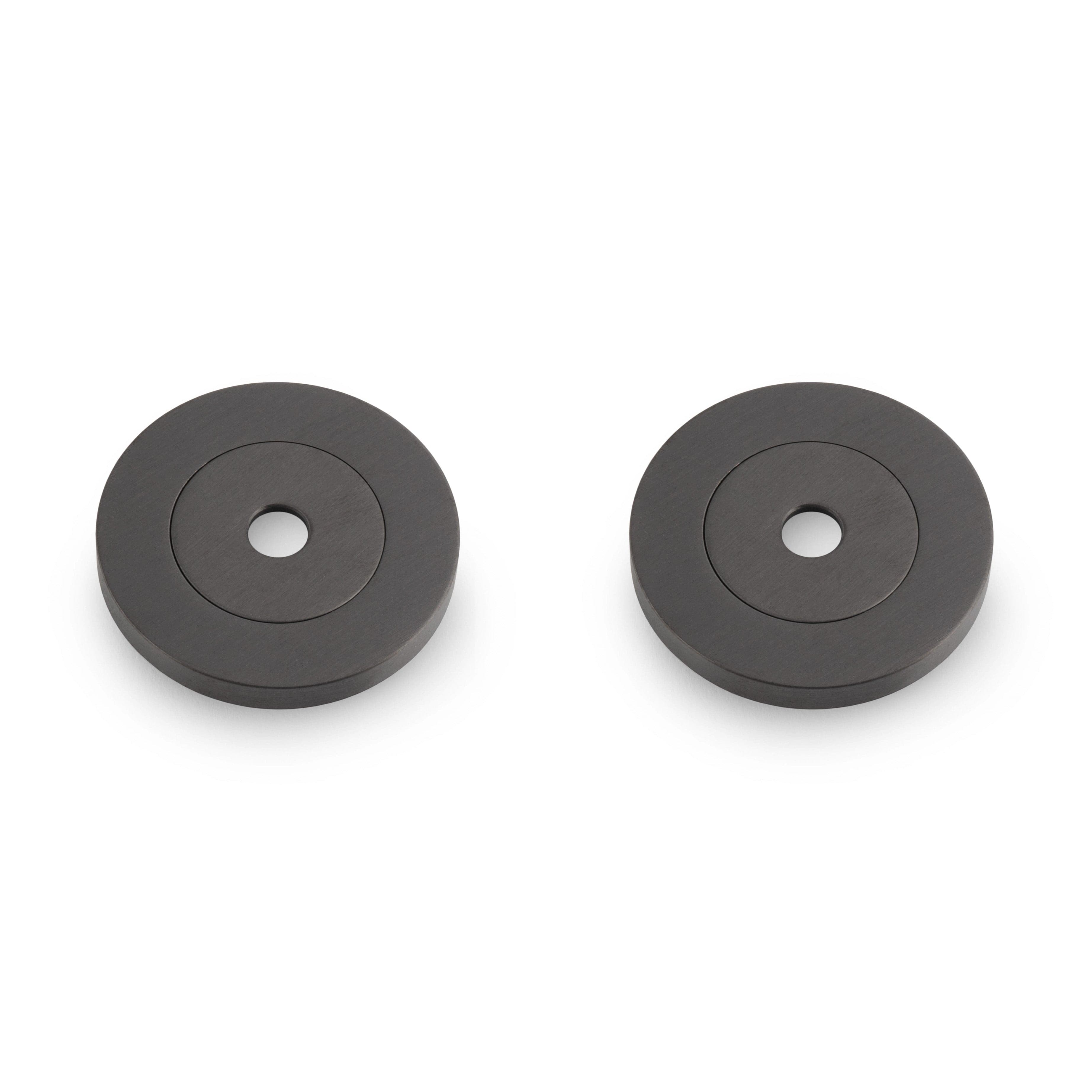 Bagplade til Pull Bars i Dark Bronze Ø 50 mm Alexander & Wilks AW50RP-DBZPVD FINICC