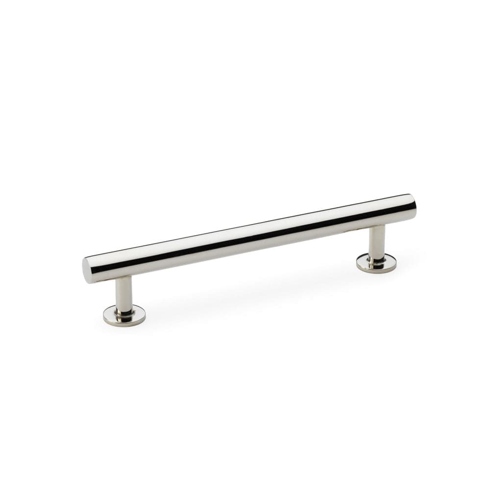 Bar Round | Greb i Blank Nikkel L 164 mm (C/C 128 mm) Alexander & Wilks AW814-128-PN FINICC