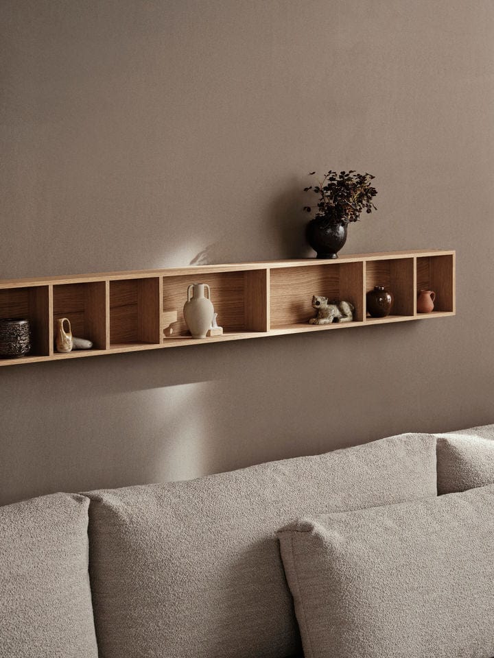 Bon Shelf - Long - Oiled Oak ferm LIVING FL-1104269283 FINICC