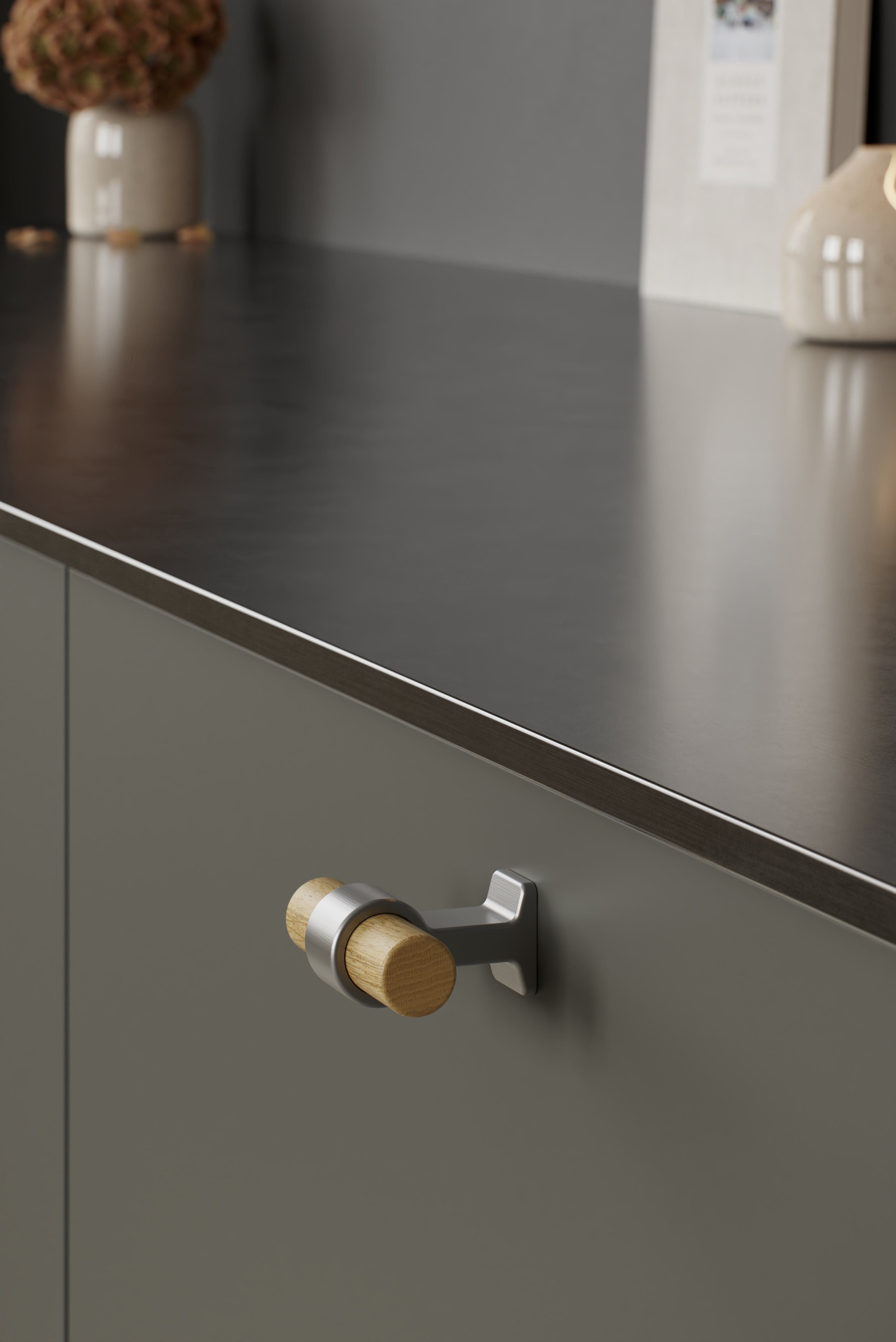 Bond | T-Greb i Rustfrit Stål Finish/Eg L 50 mm x D 38,5 mm Furnipart FP-557030050-052/66 FINICC