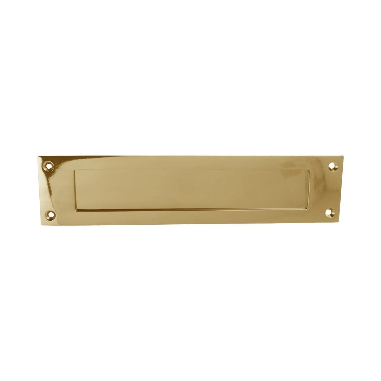 Model 266 | Udvendig Brevsprække i Blank Messing uden Lak - 300 x 70 mm Sibes KC-205391 FINICC