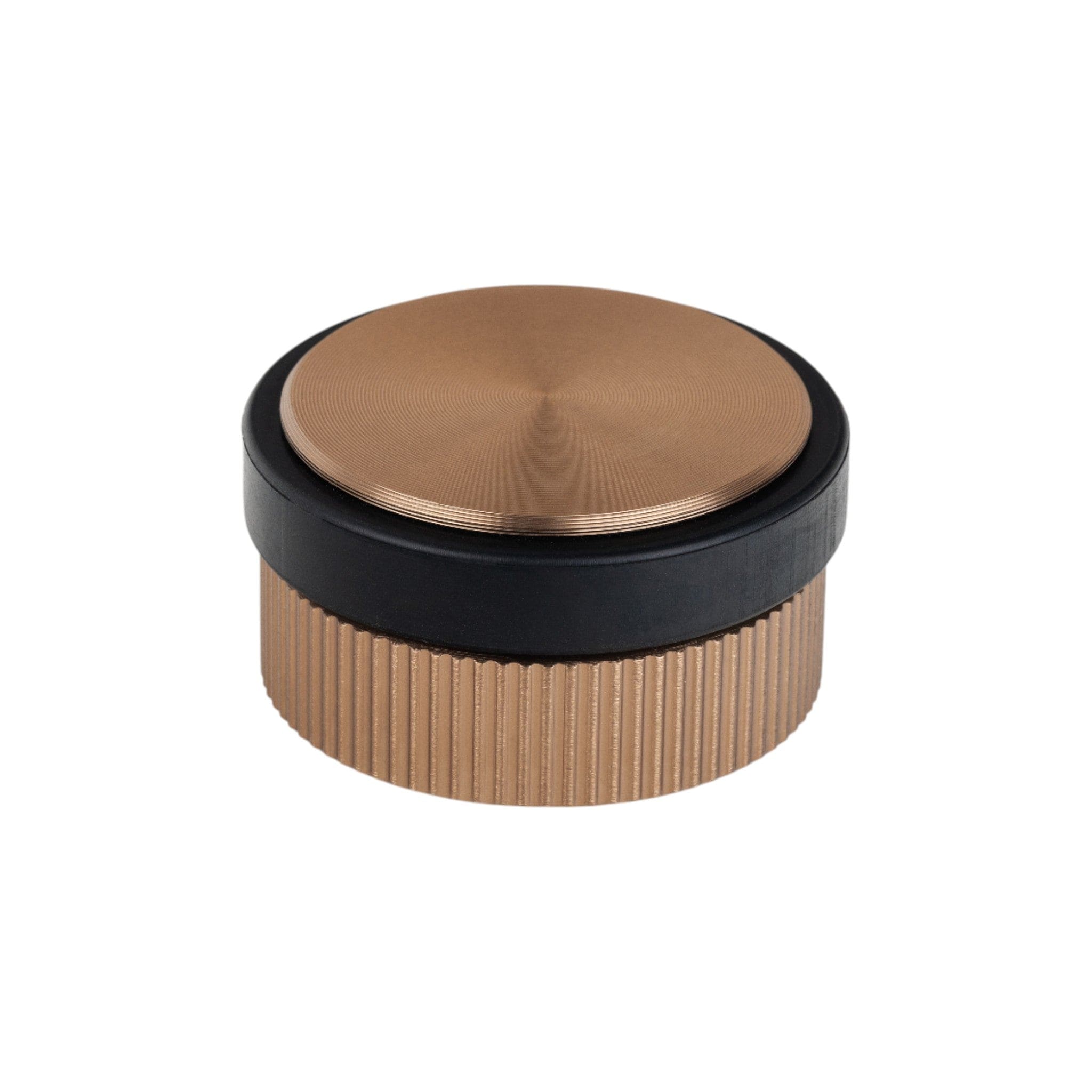 Brooklyn Floor | Dørstopper i Børstet Cava Messing Ø 62 mm x H 33 mm Viefe VF-8021059L618 FINICC