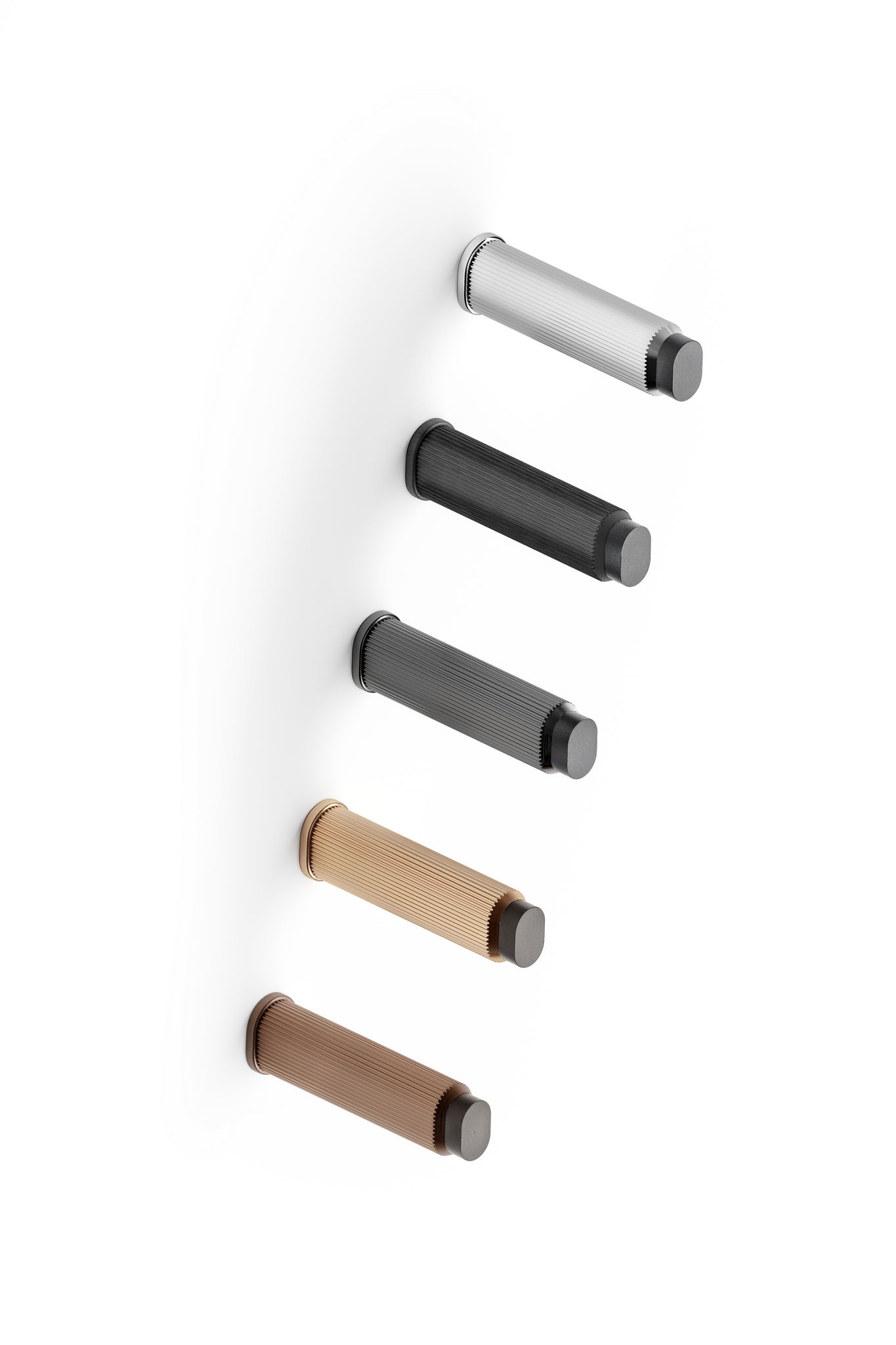Brooklyn Wall | Dørstopper i Børstet Cava Messing H 28 mm x D 103 mm Viefe VF-8022103L618 FINICC