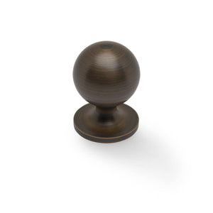 Caesar Plain | Knop i Antik Messing