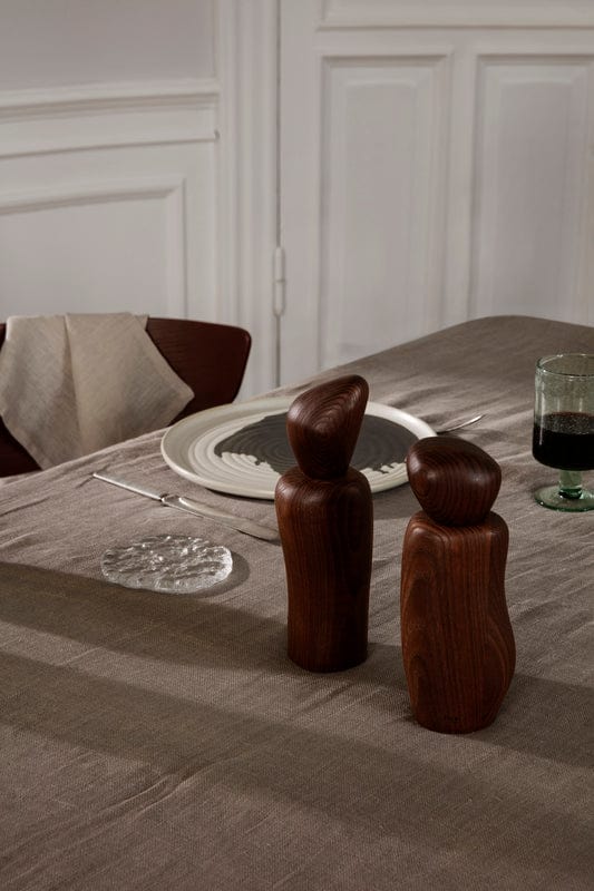 Cairn | Salt & Peber Sæt i Ask Ø 60 mm x H 210 mm ferm LIVING FL-1104266196 FINICC