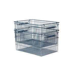 Cala Stackable - Set of 2 | Kurv i Dark Blue