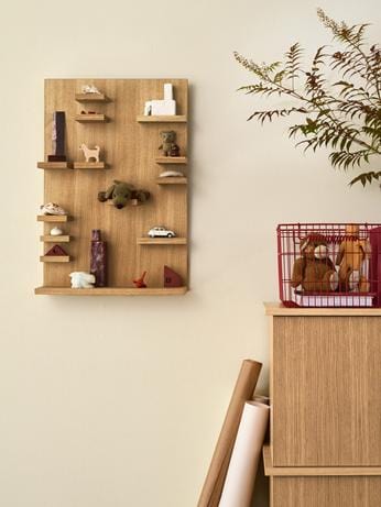 Cala Stackable - Set of 2 | Kurv i Poppy Red L 20 cm x L 36 cm ferm LIVING FL-1104269881 FINICC
