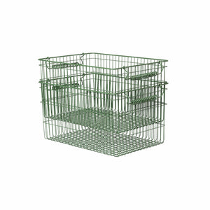 Cala Stackable - Set of 2 | Kurv i Verdant Green