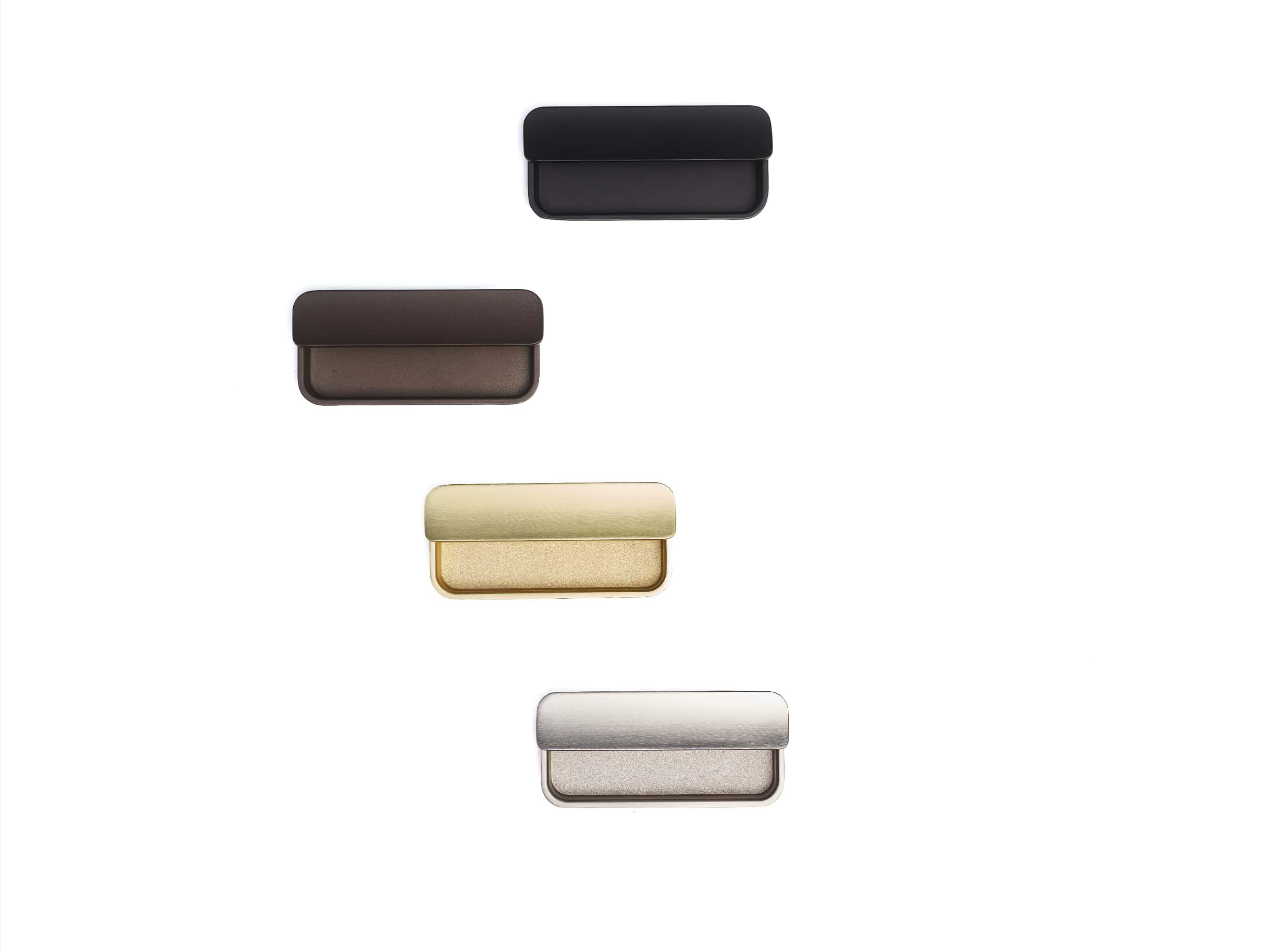 Cape | Greb i Børstet Rustfrit Stål Finish L 118 mm (C/C 96 mm) METAKOR MK-FI.4214.29 FINICC
