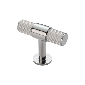 CB Lines T-Bar | Greb/Knop i Blank Krom