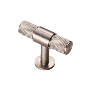 CB Cross T-Bar | Greb/Knop i Børstet Rustfrit Stål Finish