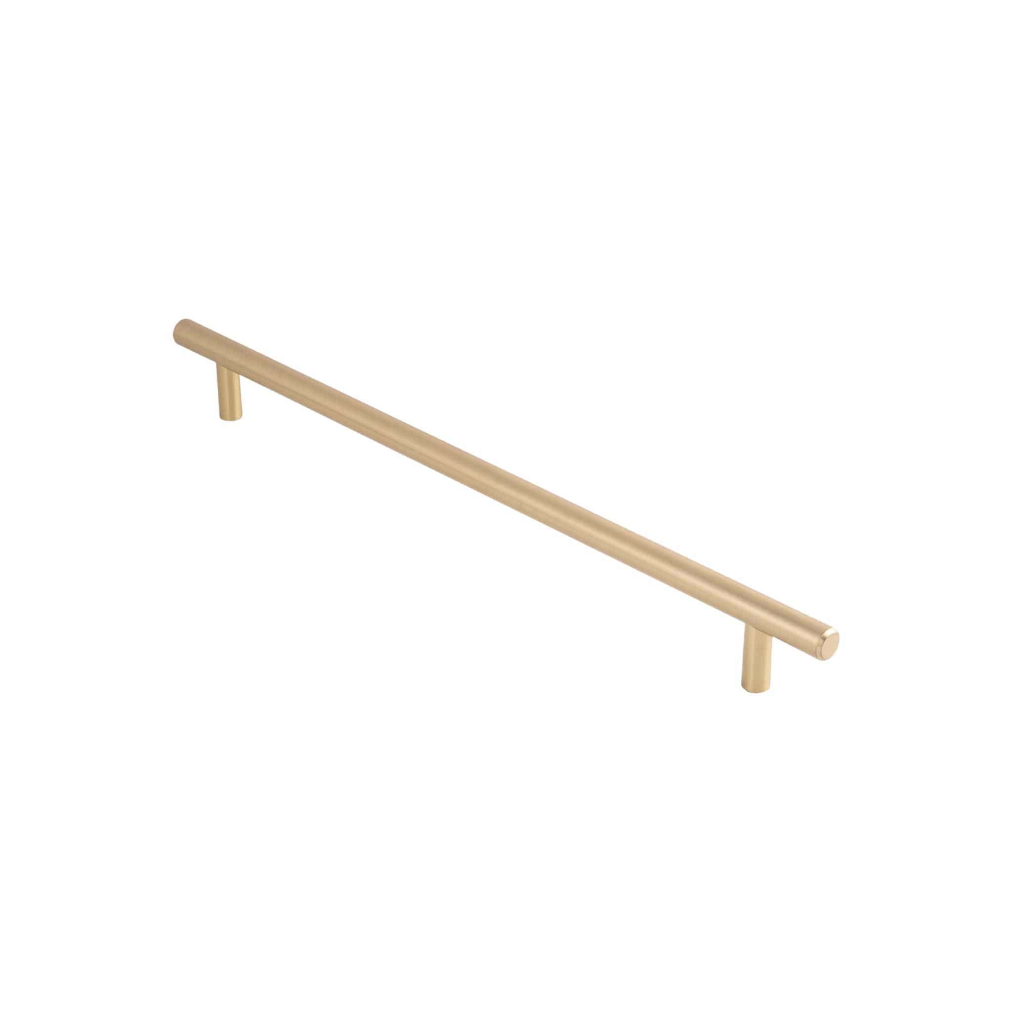 CB Round | Greb i Børstet Messing med Lak L 348 mm (C/C 288 mm) Carlisle Brass FTD445FSB FINICC