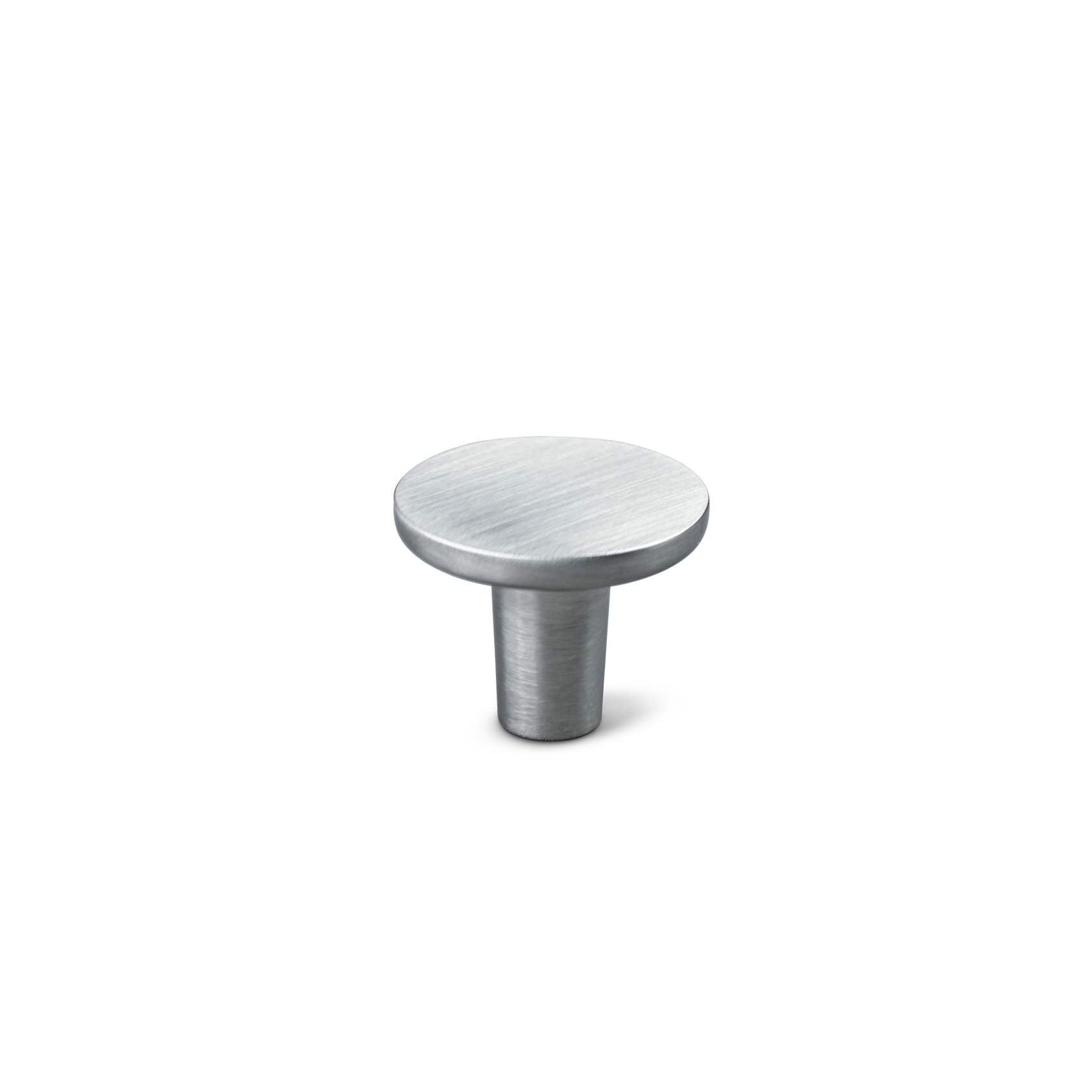 Cesano | Knop i Børstet Rustfrit Stål Finish Ø 30 mm x D 24 mm Theofils TF-11872607SP FINICC