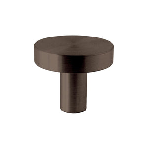 Contemporary | Knop i Bruneret Messing uden Lak
