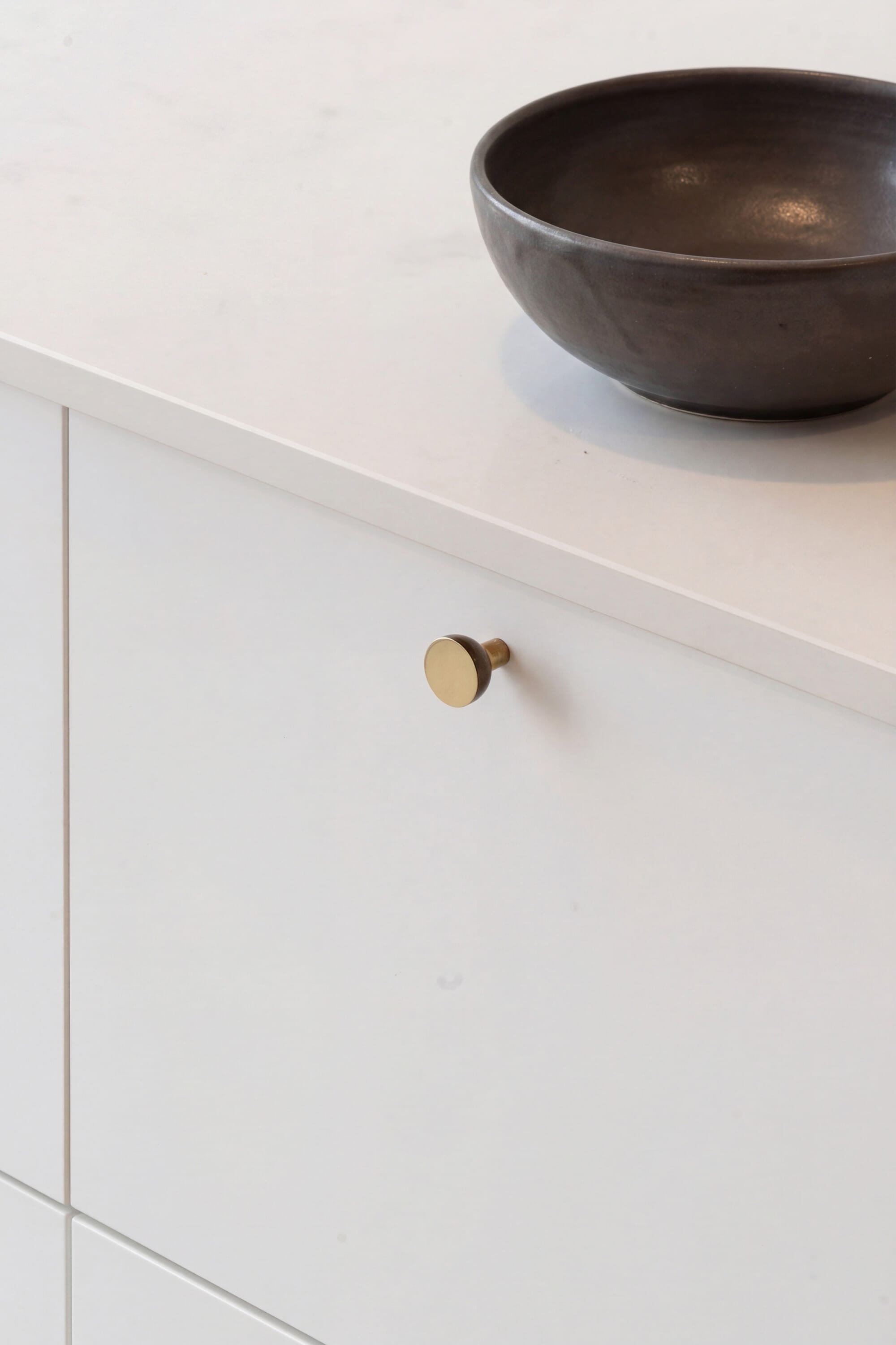 Copenhagen | Knop i Messing uden Lak Ø 25 mm x D 25 mm Beslag Design BD-304425-11 FINICC
