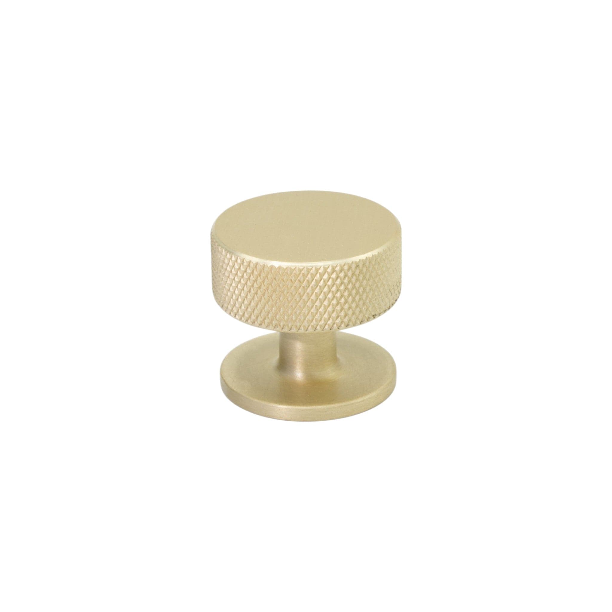 Crest | Knop i Børstet Messing Finish Ø 32 mm x D 28 mm Beslag Design BD-309142-11 FINICC