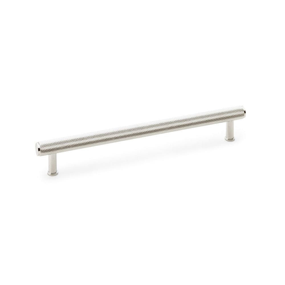 Crispin Knurled | Greb i Blank Nikkel L 262 mm (C/C 224 mm) Alexander & Wilks AW809-224-PN FINICC