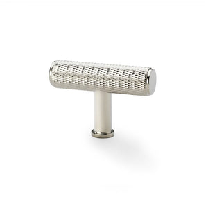 Crispin T-Bar Cross | Greb/Knop i Blank Nikkel