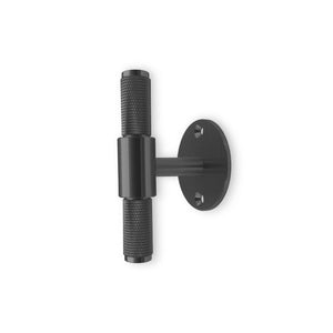 Cross T-Bar Plate | Greb/Knop i Sort med bagplade