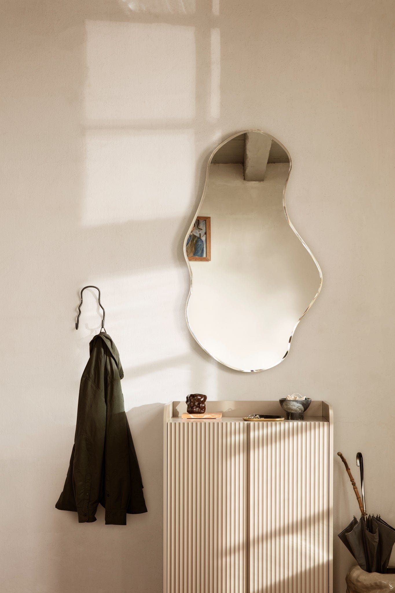 Curvature Double | Knage i Mat Sort Uden lak L 126 mm x B 213 mm ferm LIVING FL-1104263715 FINICC