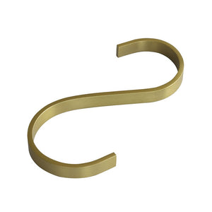 Curvy | S-Krog - Børstet Messing