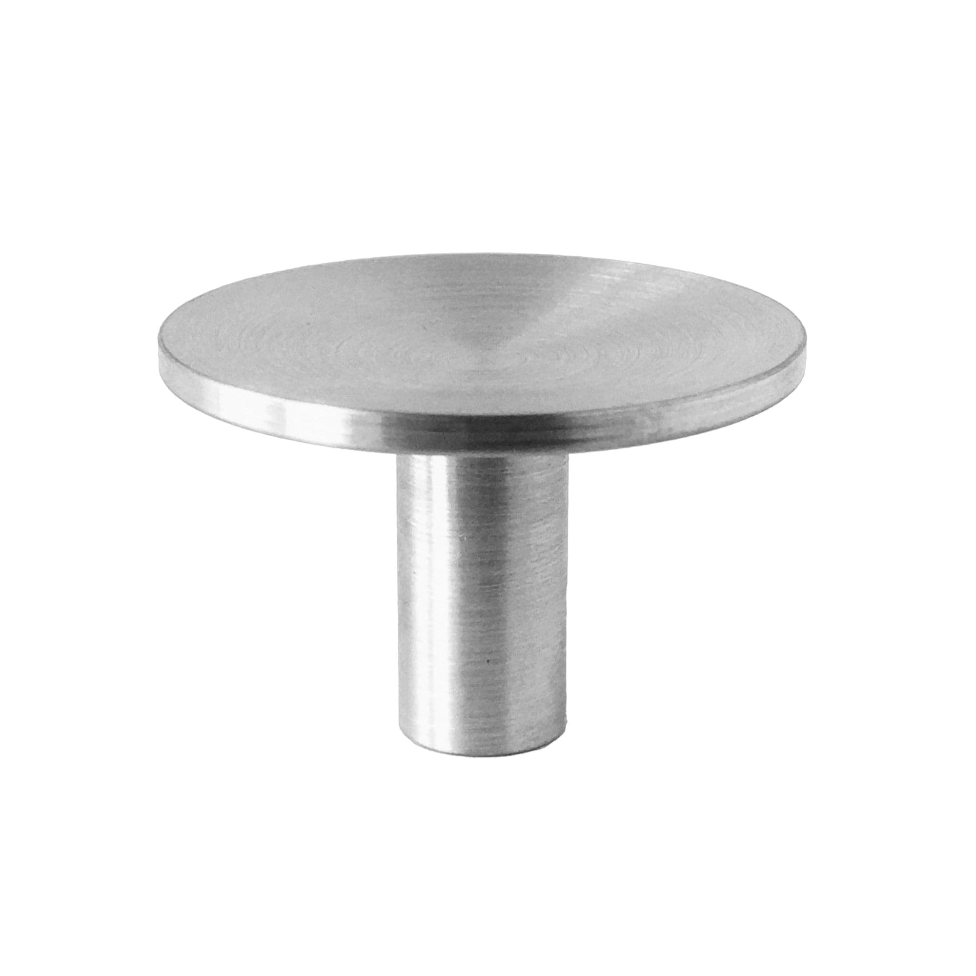 Deep | Knop i Rustfrit Stål Finish Ø 35 mm x D 24 mm I-REFINE KC-250024 FINICC
