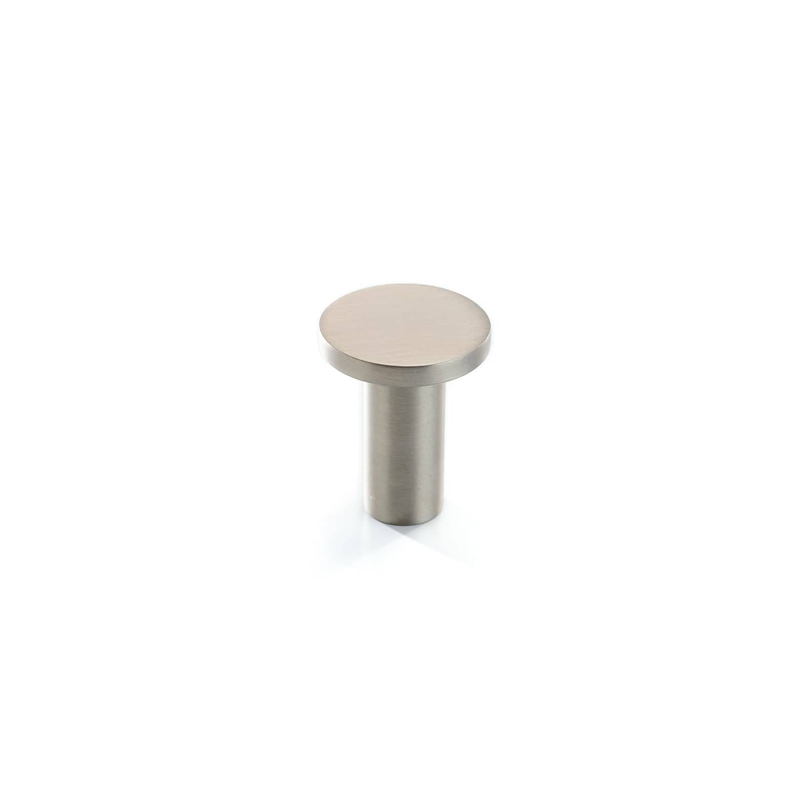 Ellie | Knop i Børstet Rustfrit Stål Finish Ø 25 mm x D 27 mm METAKOR MK-11.4164.29 FINICC