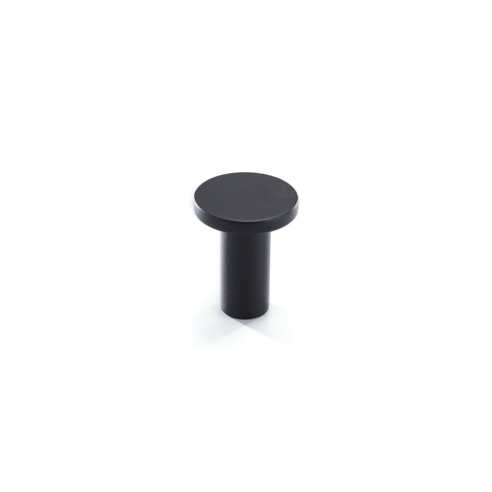 Ellie | Knop i Mat Sort Ø 25 mm x D 27 mm METAKOR MK-11.4164.12 FINICC