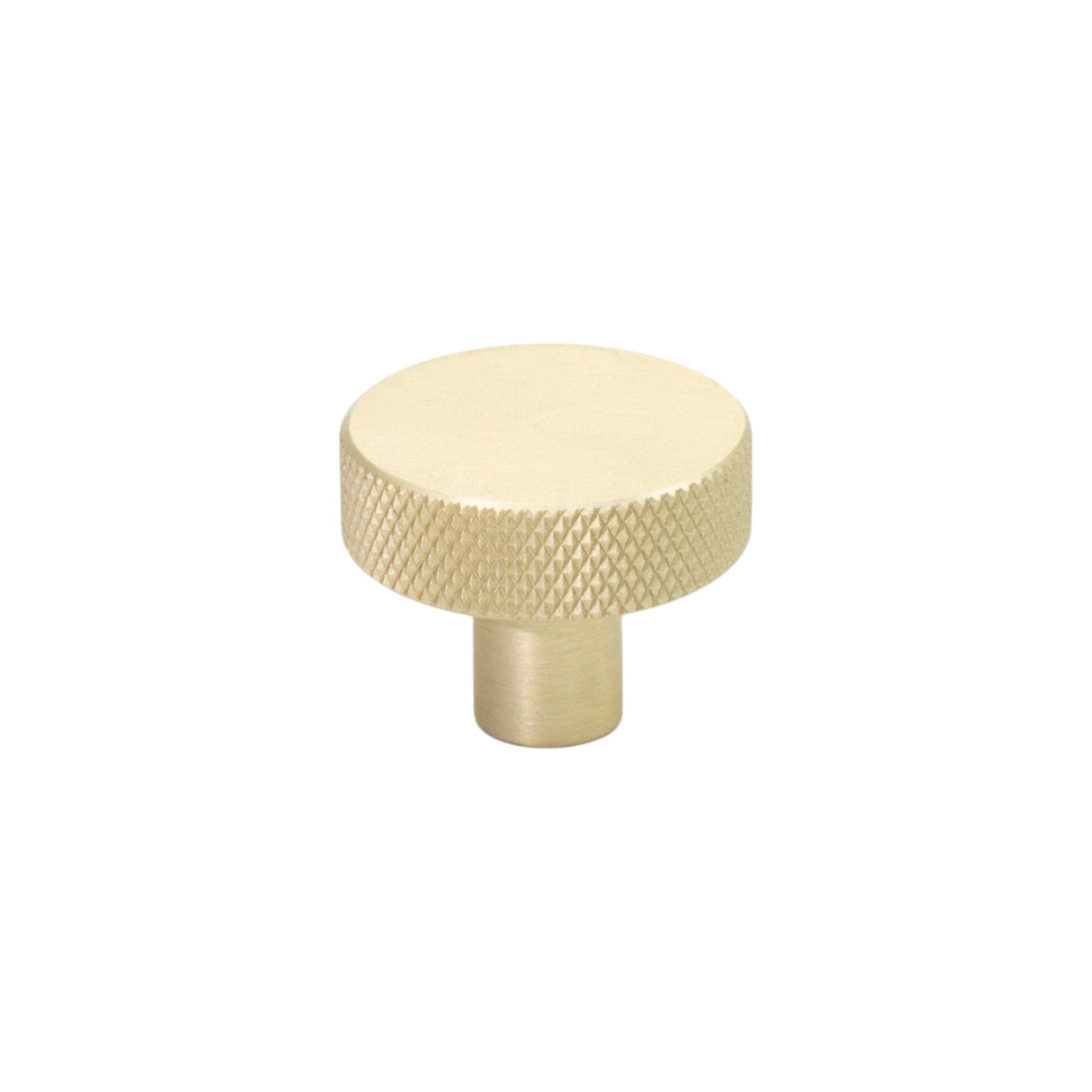 Flat | Knop i Børstet Messing Finish Ø 32 mm x D 26 mm Beslag Design BD-309162-11 FINICC