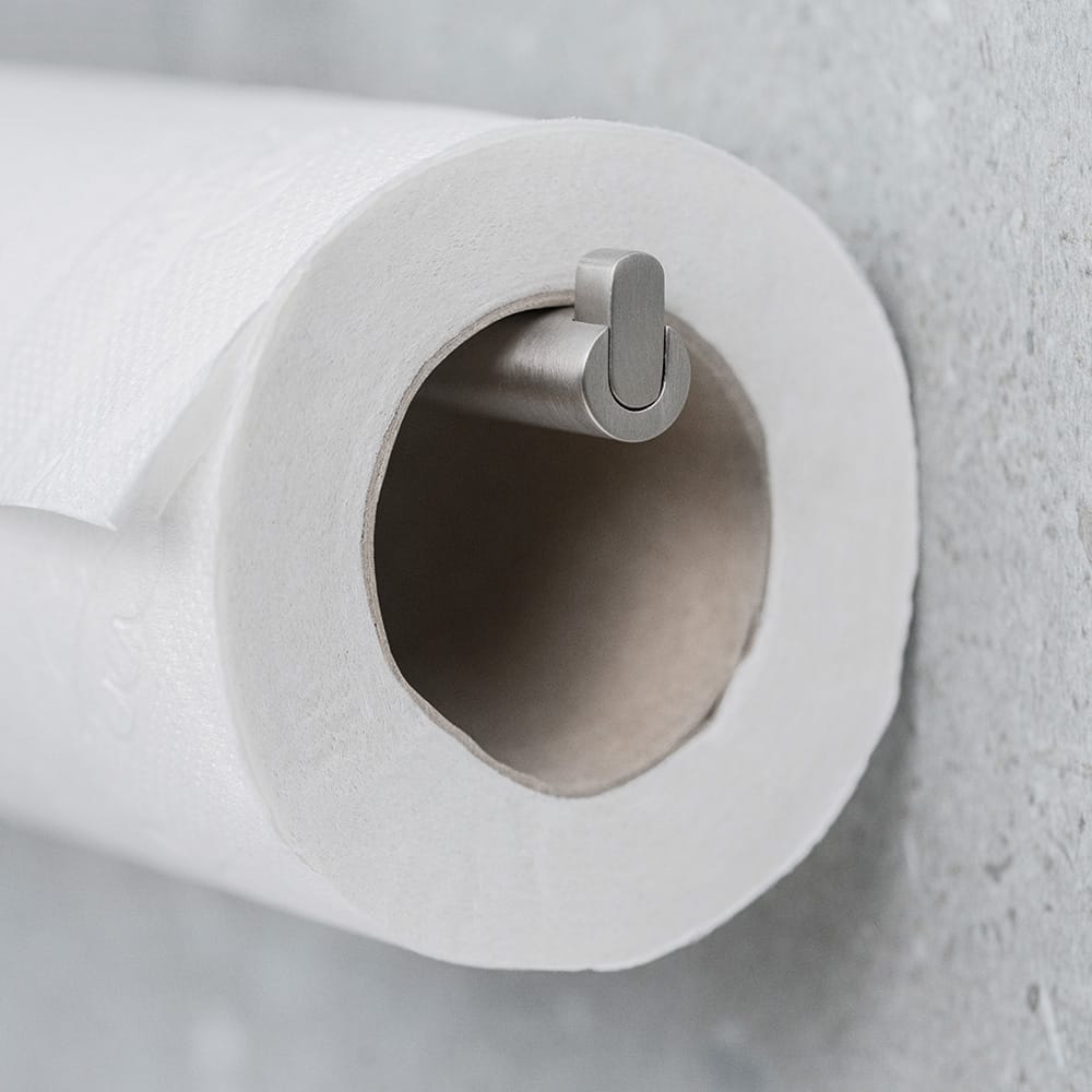 Flow | Toiletrulleholder i Børstet Nikkel Beslag Design BD-620053-41 FINICC