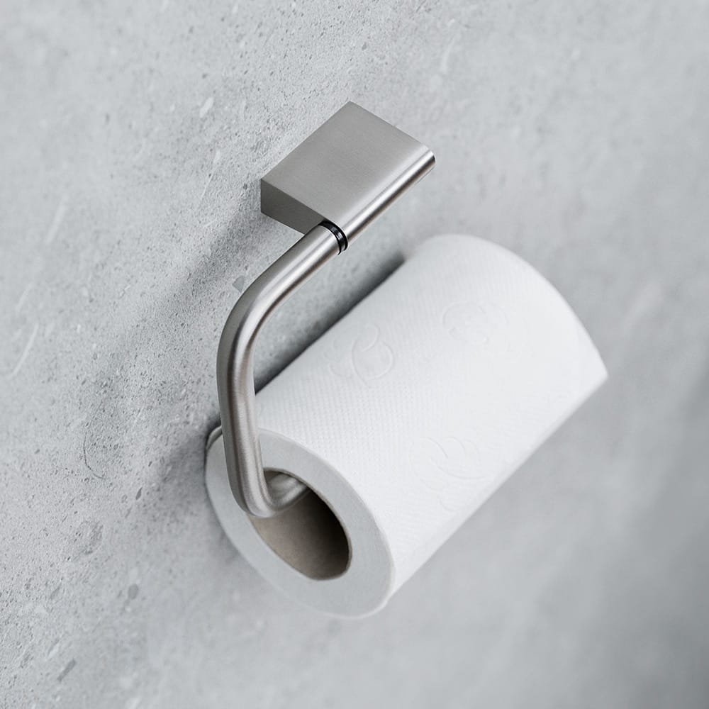 Flow | Toiletrulleholder i Børstet Nikkel Beslag Design BD-620053-41 FINICC