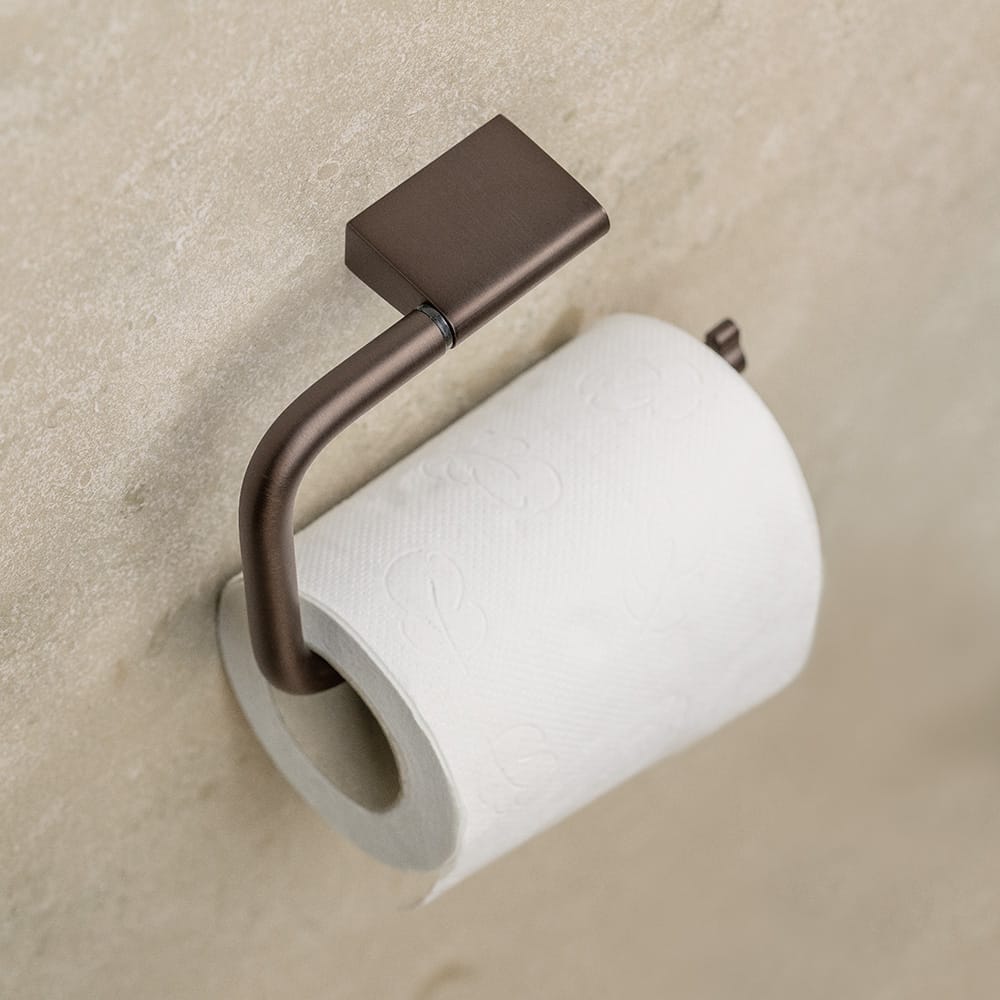 Flow | Toiletrulleholder i Bruneret Messing Beslag Design BD-620054-41 FINICC