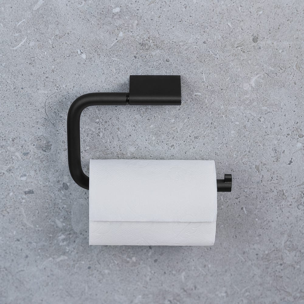 Flow | Toiletrulleholder i Mat Sort Beslag Design BD-620055-41 FINICC