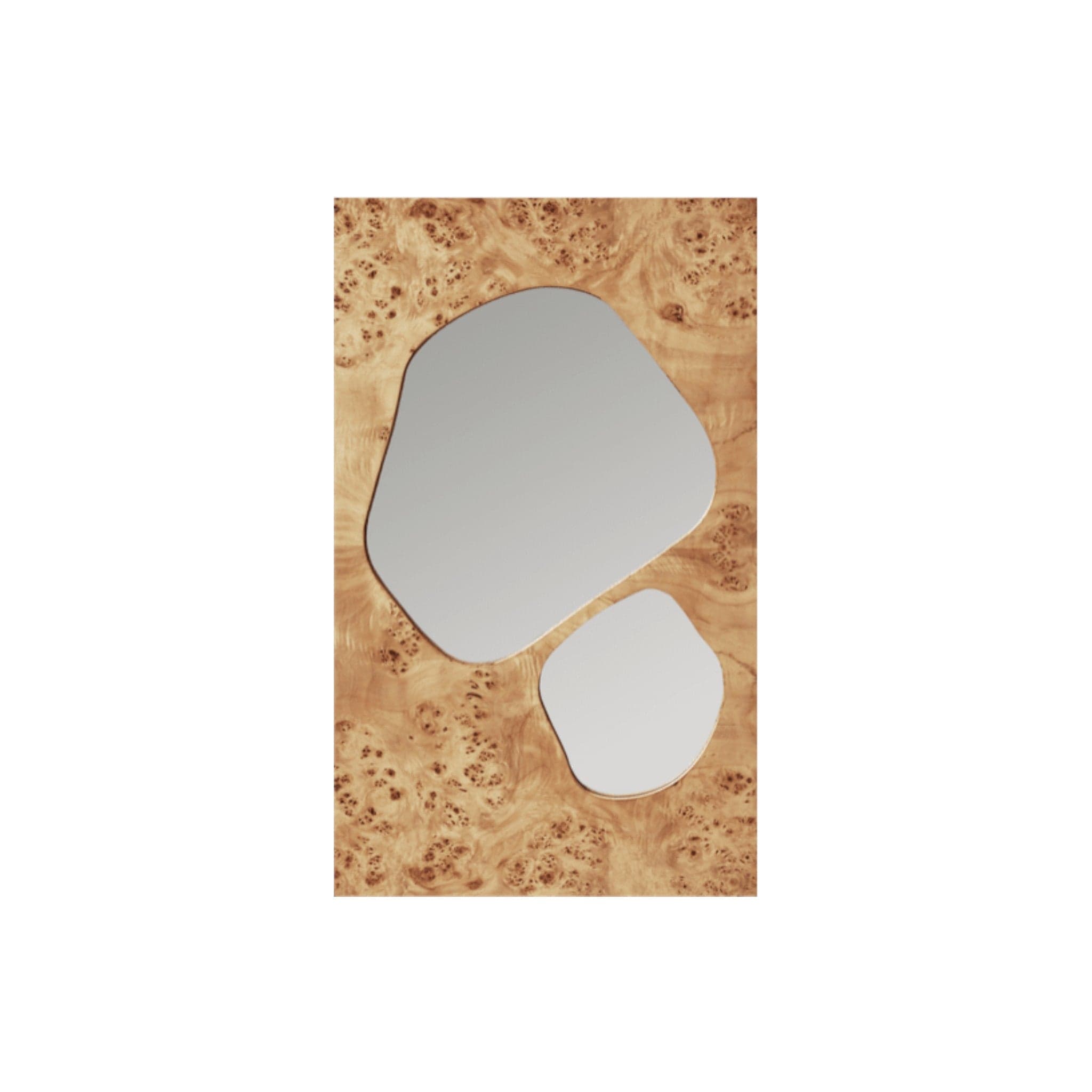 Folia Small | Spejl i Klar/Træ L 82 cm x B 50 cm Ferm Living FL-1104272412 FINICC