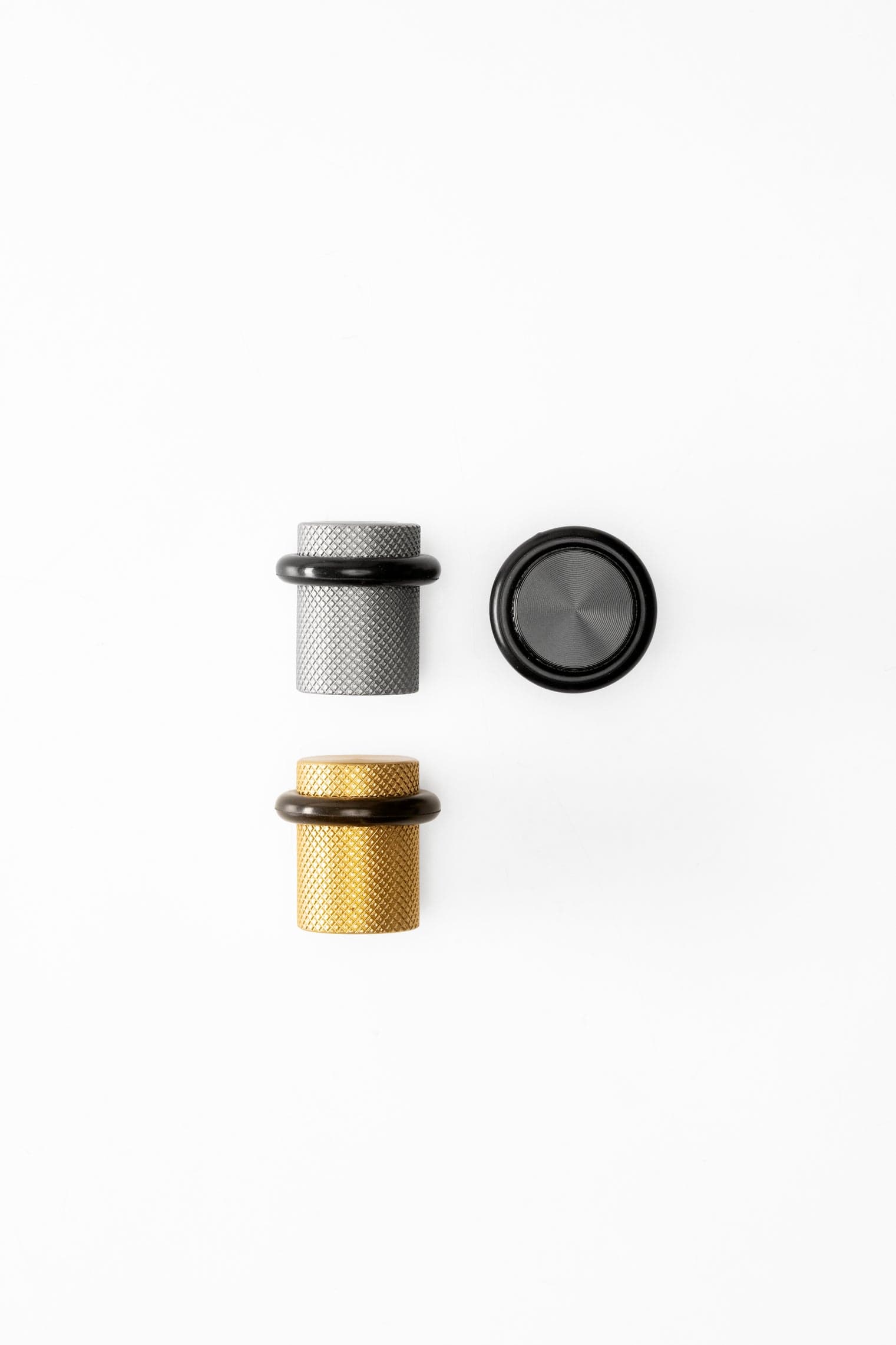 Graf Floor | Dørstopper i Rustfrit Stål Finish Ø 27 mm x H 28 mm Viefe VF-8009027L24 FINICC