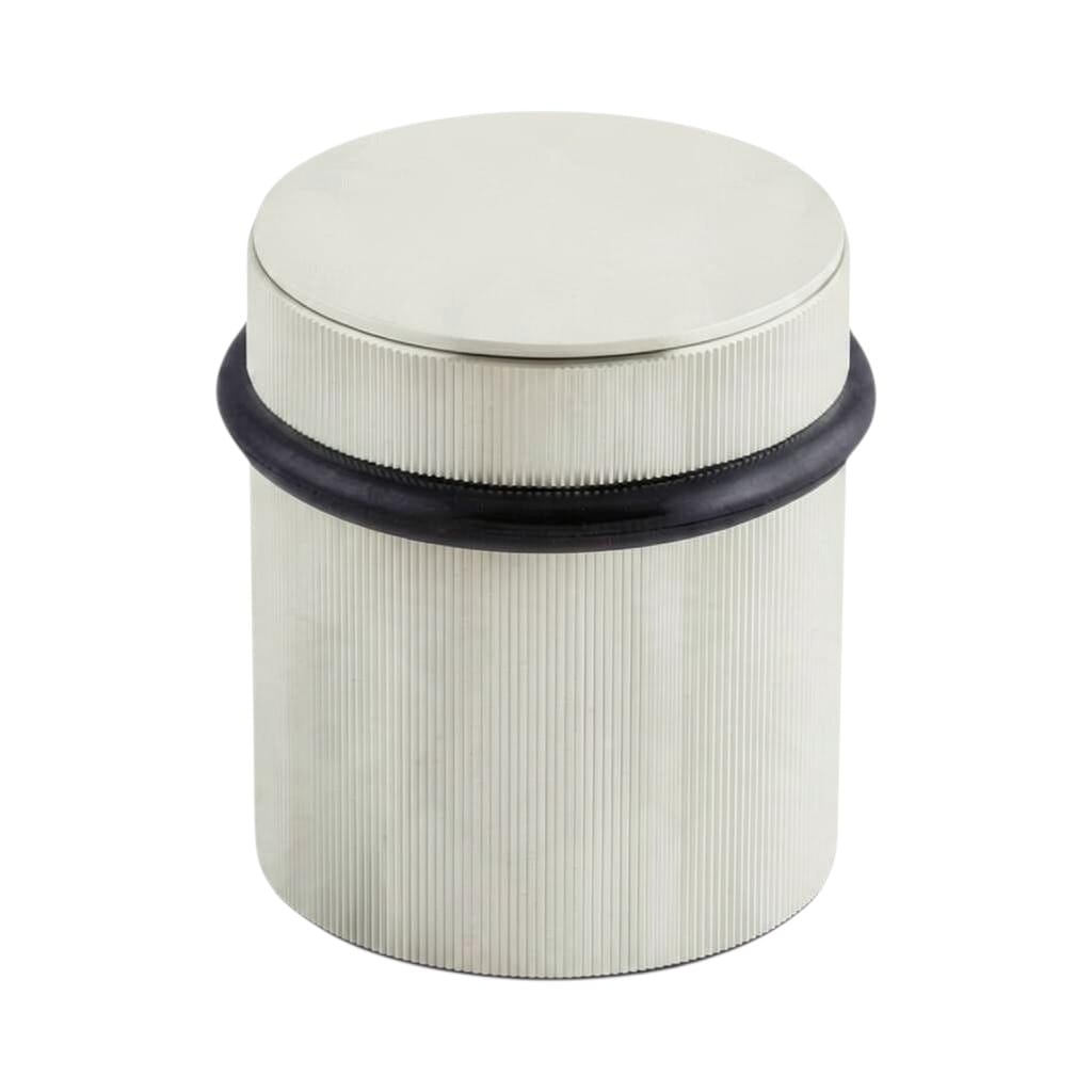 Gravity Reeded | Dørstopper i Rustfrit Stål Finish - fritstående Alexander & Wilks AW605R-62-SN FINICC