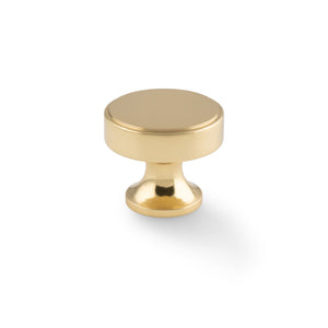 Havana | Knop i Blank Messing med Lak