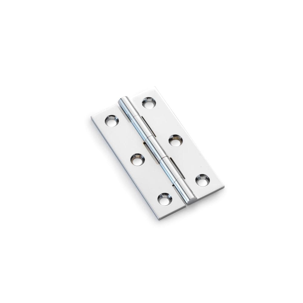 Heavy Pattern | Møbelhængsel i Blank Krom L 64 mm x B 35 mm Alexander & Wilks AW064-CH-PC FINICC