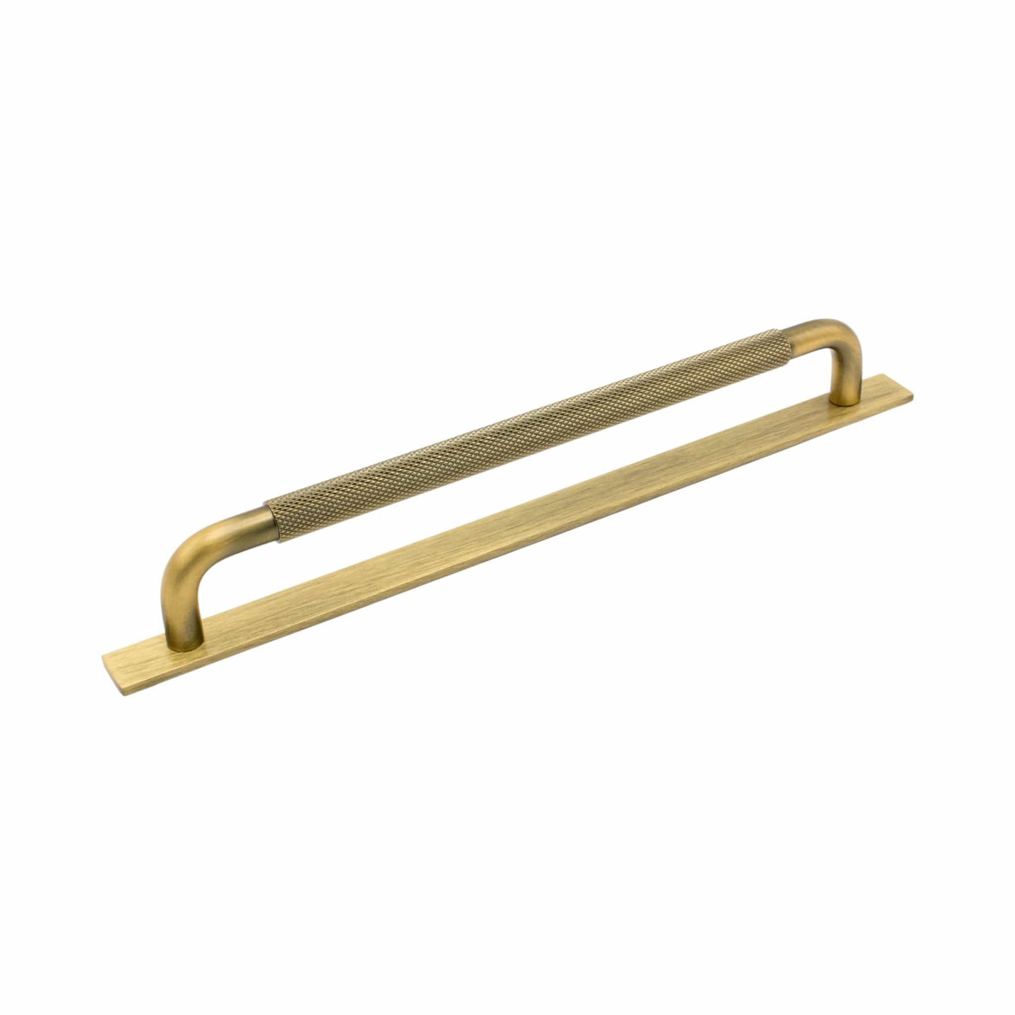 Helix Cross | Greb i Antik Bronze  - med bagplade L 266 mm (C/C 224 mm) Beslag Design 309086-11 FINICC