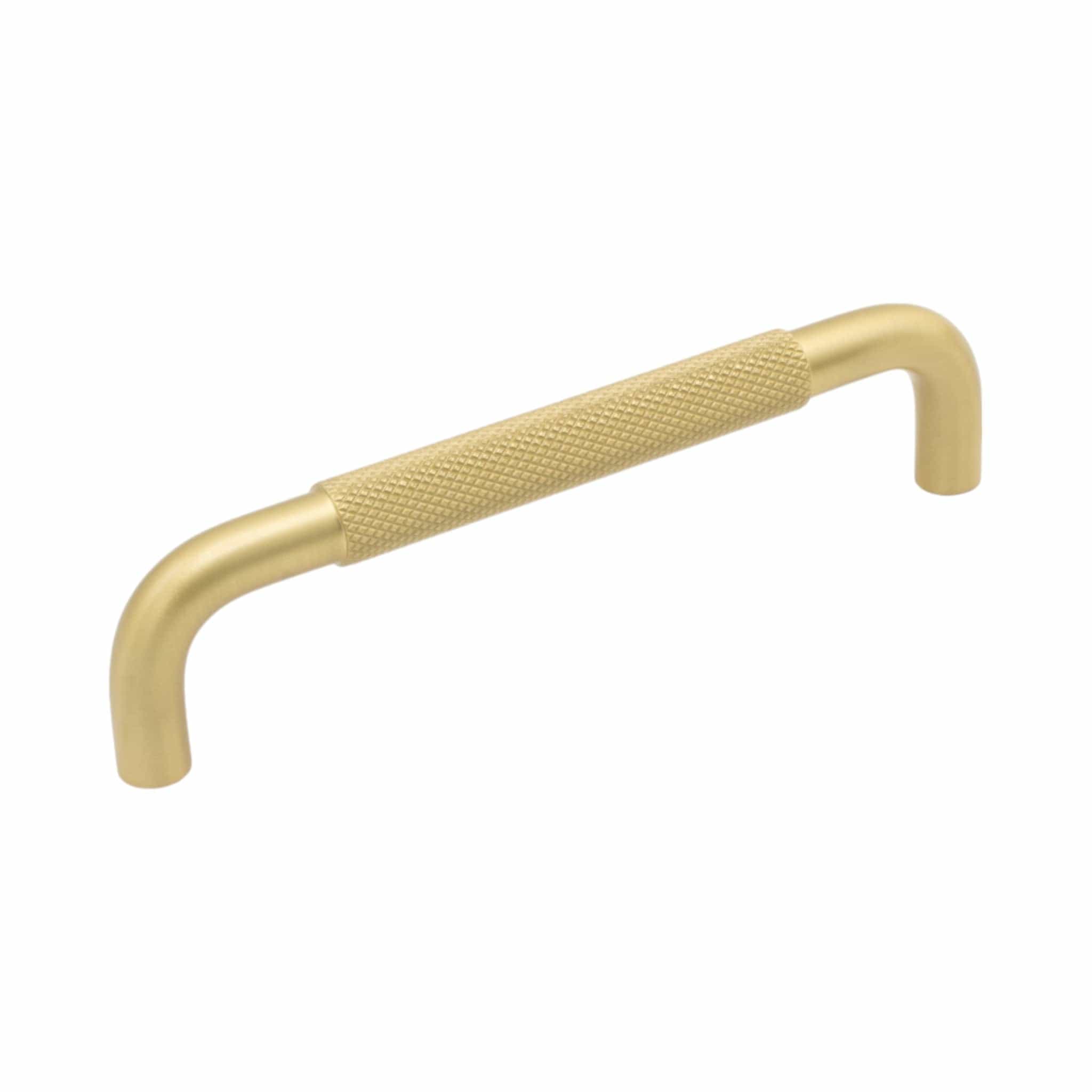 Helix Cross | Greb i Børstet Messing L 137 mm (C/C 128 mm) Beslag Design 309003-11 FINICC