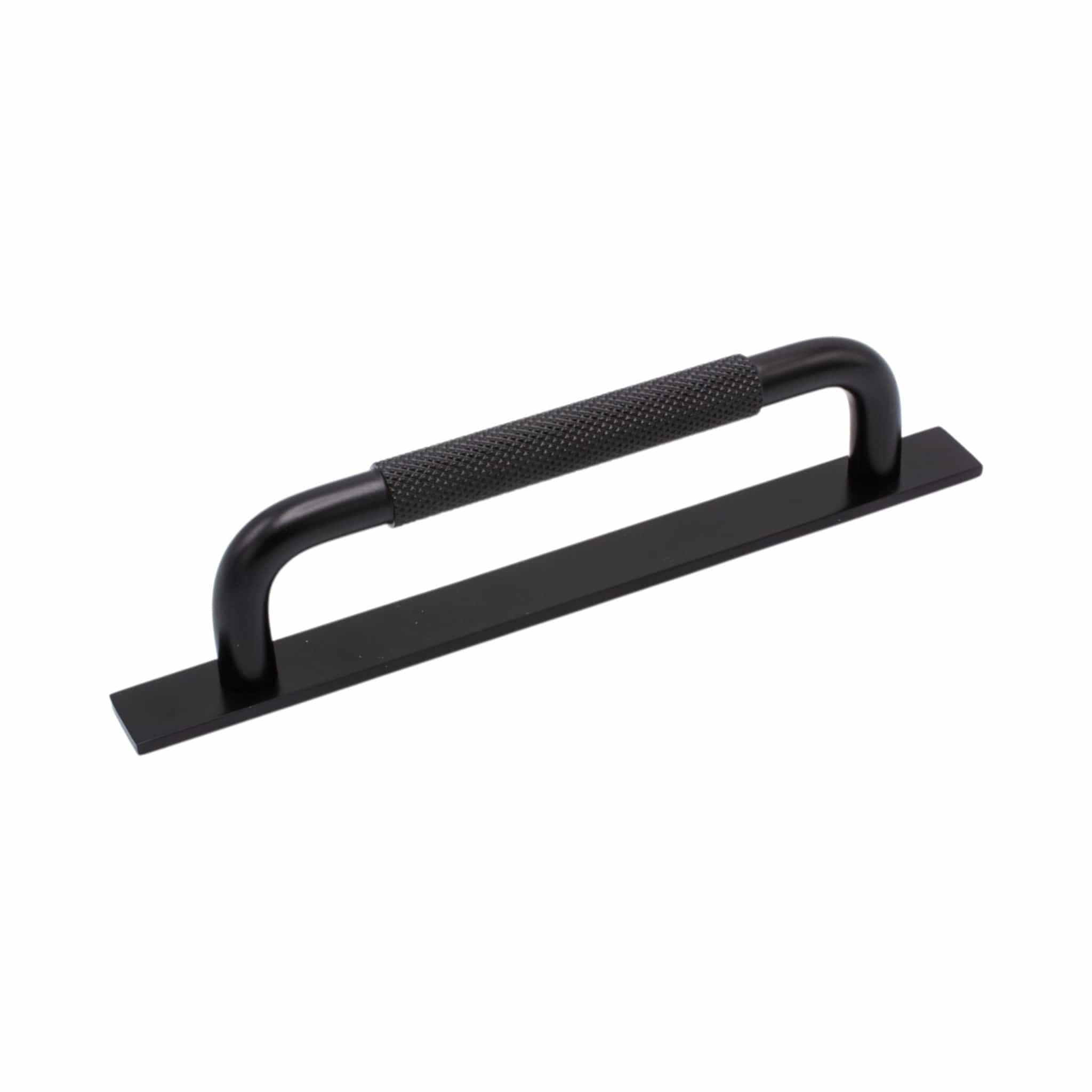 Helix Cross | Greb i Mat Sort  - med bagplade L 170 mm (C/C 128 mm) Beslag Design 309080-11 FINICC