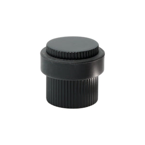 Helix Stripe | Dørstopper i Mat Sort - gulv monteret