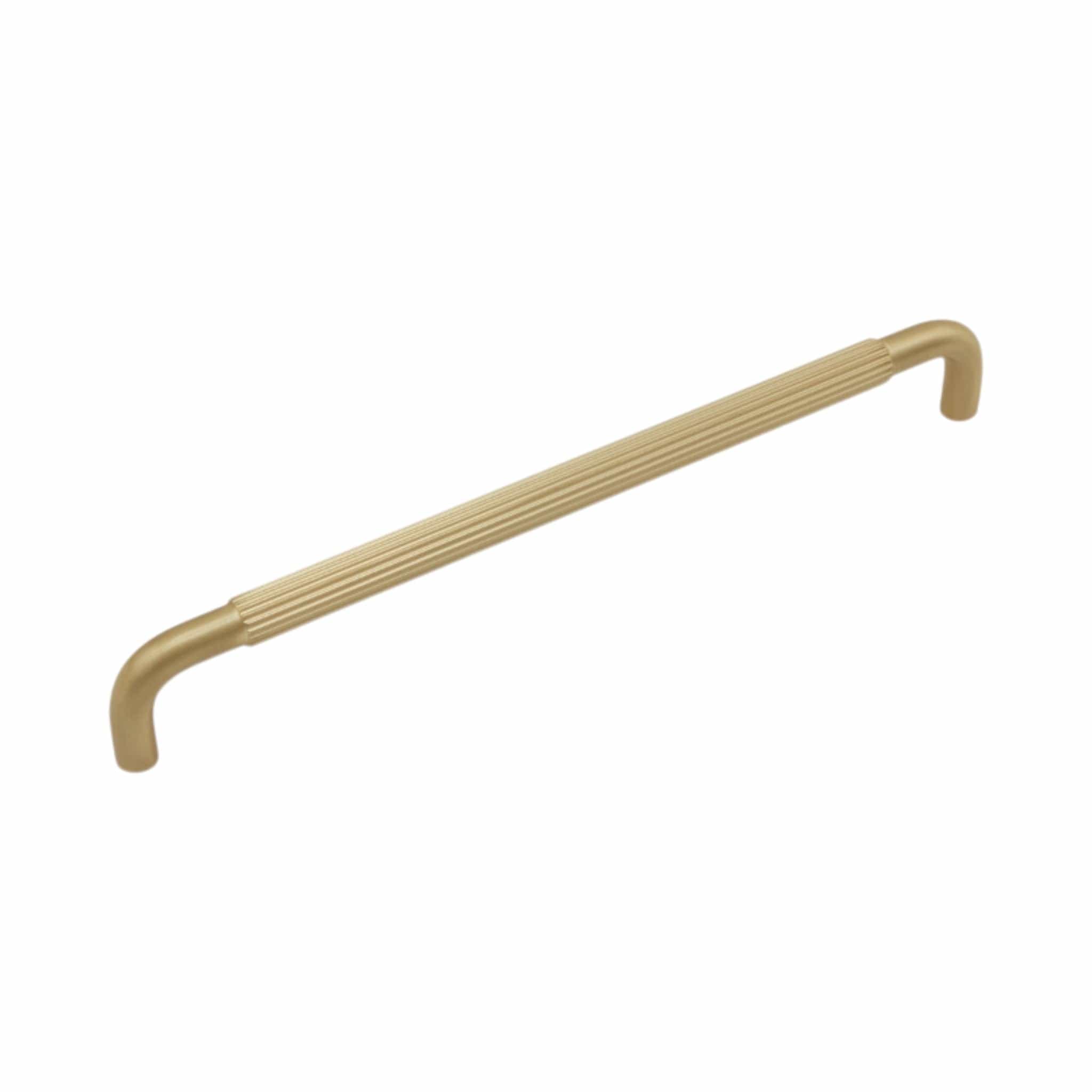 Helix Stripe | Greb i Børstet Messing L 234 mm (C/C 224 mm) Beslag Design 309292-11 FINICC