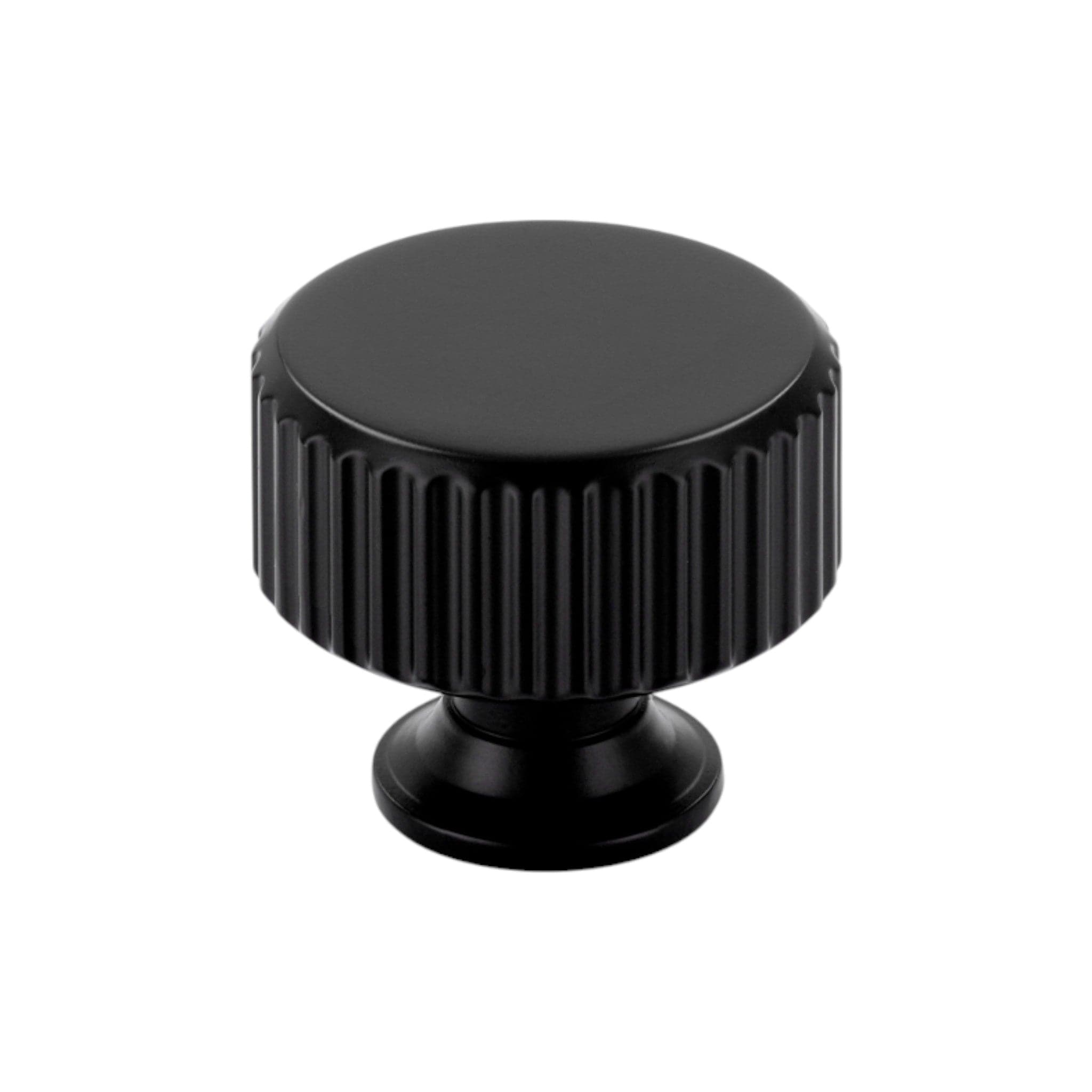 Hint | Knop i Mat Sort Ø 30 mm x D 26 mm SIRO SR-2596-30PB12 FINICC