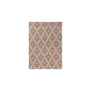 Ikat | Viskestykke i Mist Blue/Terracotta