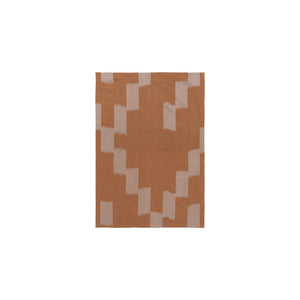 Ikat | Viskestykke i Terracotta/Mist Blue