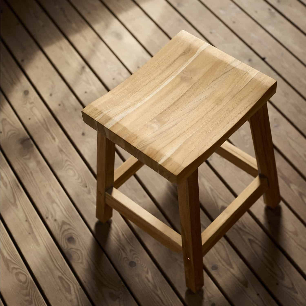 Iowa | Taburet i Teak L 37 cm x B 46,5 cm Muubs MU-8990000110 FINICC
