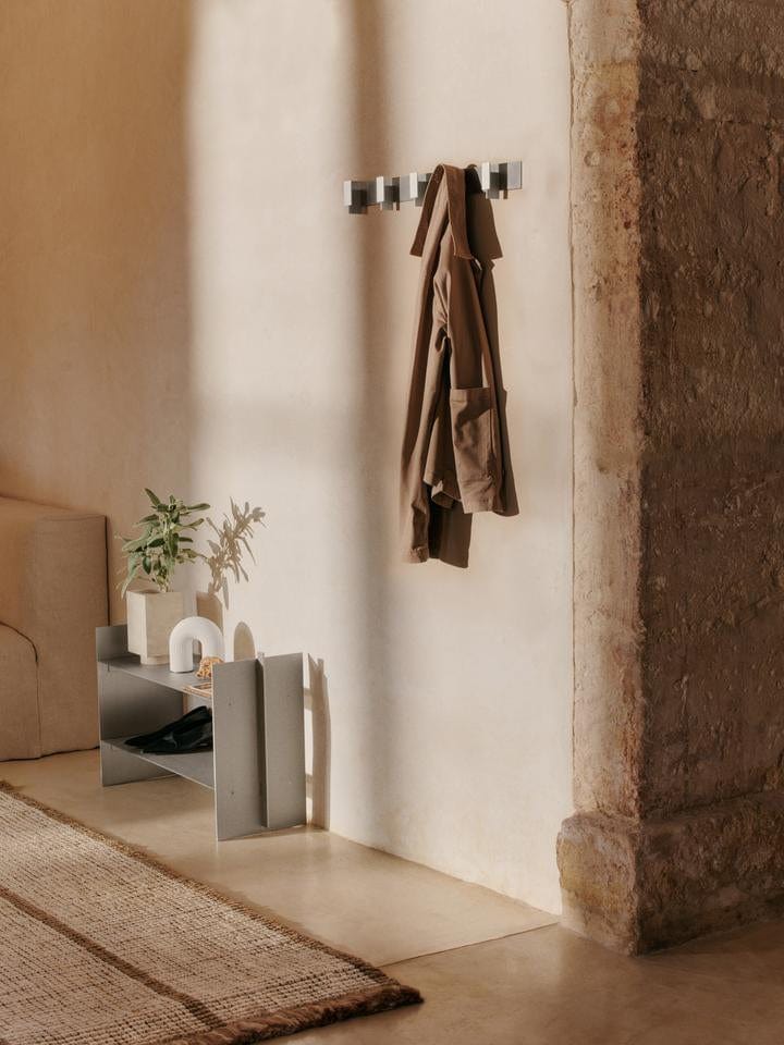 Lager | Knagerække i Aluminium L 80 mm x B 710 mm ferm LIVING FL-1104270762 FINICC