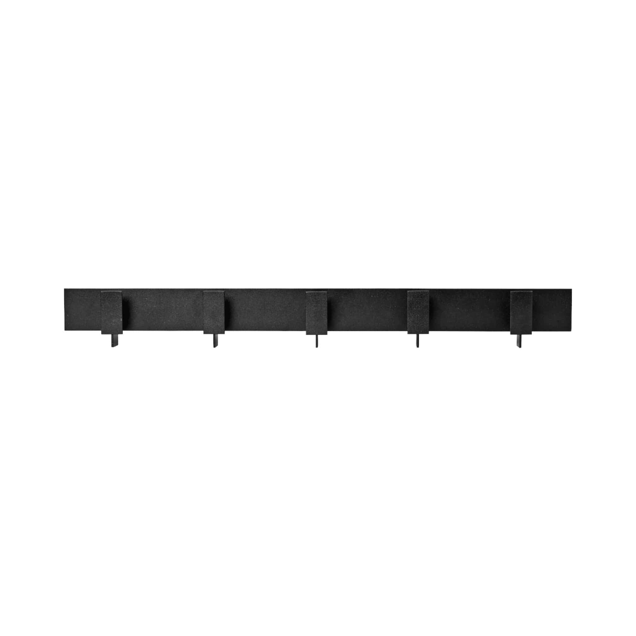 Lager | Knagerække i Mat Sort L 8 mm x B 71 mm Ferm Living FL-1104270760 FINICC